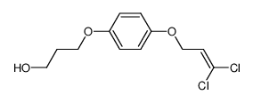 3-(4-(3,3-dichloro-2-propenyloxy)phenoxy)-1-propyl alcohol Structure