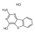 2-amino-benzo[4,5]thieno[3,2-d]pyrimidin-4-ol hydrochloride结构式