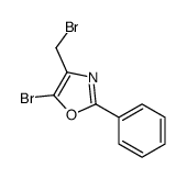 5-bromo-4-(bromomethyl)-2-phenyl-1,3-oxazole Structure