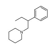 1-(2-phenyl-butyl)-piperidine Structure