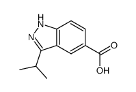 3-(methylethyl)-1H-indazole-5-carboxylic acid Structure