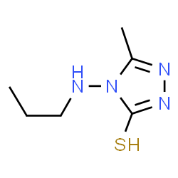 5-Methyl-4-(propylamino)-4H-1,2,4-triazole-3-thiol structure