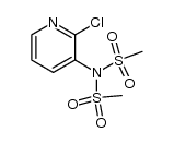 N-(2-chloropyridin-3-yl)-N-(methylsulfonyl)methanesulfonamide结构式