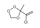3-(1-chloroethyl)-3-methyl-1,2,4-trioxolane结构式