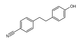 4-[2-(4-hydroxyphenyl)ethyl]benzonitrile Structure