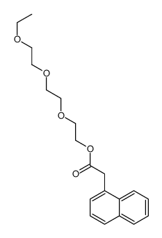 2-[2-(2-ethoxyethoxy)ethoxy]ethyl 2-naphthalen-1-ylacetate Structure