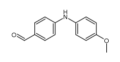 4-[N-(4-methoxyphenyl)amino]benzaldehyde结构式