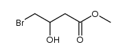 (S)-4-bromo-3-hydroxybutanoic acid,methyl ester结构式