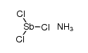 ammonia compound with trichlorostibine (1:1) Structure