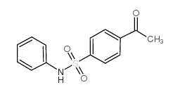 4-苯氨磺酰基苯乙酮结构式