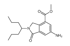 methyl 6-amino-1-oxo-2-(1-propylbutyl)isoindoline-4-carboxylate结构式