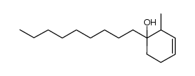 2-methyl-1-nonylcyclohex-3-enol Structure