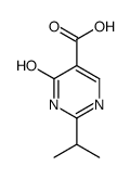 2-isopropyl-6-oxo-1,6-dihydro-5-pyrimidinecarboxylic acid(SALTDATA: FREE)结构式