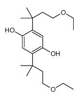 2,5-bis(4-ethoxy-2-methylbutan-2-yl)benzene-1,4-diol Structure