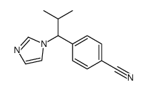 4-(1-imidazol-1-yl-2-methylpropyl)benzonitrile结构式