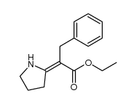 ethyl 3-phenyl-2-(pyrrolidin-2-ylidene)propanoate Structure