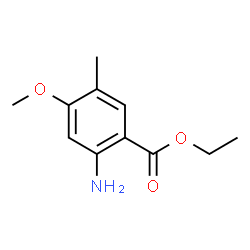 Ethyl 2-amino-4-methoxy-5-methylbenzenecarboxylate Structure