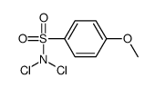 N,N-dichloro-4-methoxybenzenesulfonamide结构式