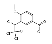 4-nitro-2-(1,2,2,2-tetrachloro-ethyl)-anisole Structure