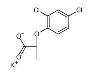 potassium 2-(2,4-dichlorophenoxy)-(R)-propionate结构式