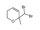 6-(dibromomethyl)-6-methyl-2,3-dihydropyran Structure