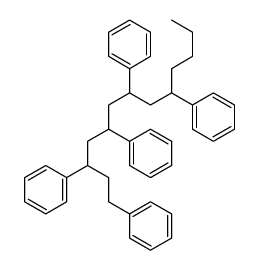 1,3,7,9-tetraphenyltridecan-5-ylbenzene Structure