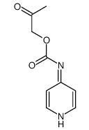 2-oxopropyl N-pyridin-4-ylcarbamate结构式