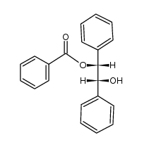 (+/-)-1-benzoyloxy-2-hydroxydibenzyl结构式