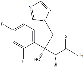 (2R,3R)-3-(2,4-difluorophenyl)-3-hydroxy-2-Methyl-4-(1H-1,2,4-triazol-1-yl)butanethioaMide Structure