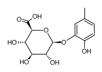 4-Methylbrenzcatechin-2-O-β-D-glucopyranosiduronsaeure结构式