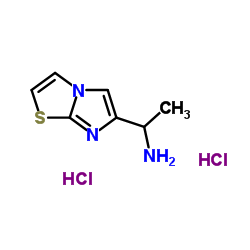 1-(Imidazo[2,1-b][1,3]thiazol-6-yl)ethanamine dihydrochloride Structure