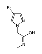 2-(4-bromo-1H-pyrazol-1-yl)-N-methylacetamide(SALTDATA: FREE) Structure