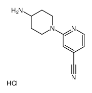 4-Amino-3,4,5,6-tetrahydro-2H-[1,2']bipyridinyl-4'-carbonitrile hydrochloride Structure