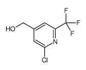 2-Chloro-6-(trifluoromethyl)-4-pyridineMethanol结构式