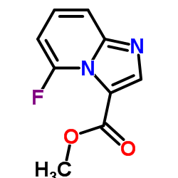 IMidazo[1,2-a]pyridine-3-carboxylic acid, 5-fluoro-, Methyl ester结构式