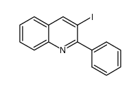 3-iodo-2-phenylquinoline Structure