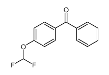 [4-(difluoromethoxy)phenyl]-phenylmethanone结构式