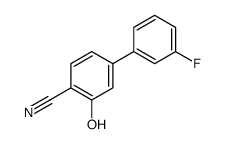 4-(3-fluorophenyl)-2-hydroxybenzonitrile结构式