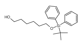 6-(tert-butyl-diphenyl-silanyloxy)-hexan-1-ol Structure