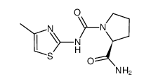 1,2-Pyrrolidinedicarboxamide, N1-(4-Methyl-2-thiazolyl)-,(2S)- picture