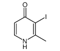3-Iodo-2-methyl-4-pyridinol Structure