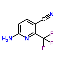 2-Amino-6-(trifluoromethyl)pyridine-5-carbonitrile Structure