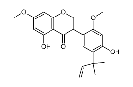 echinoisosophoranone结构式