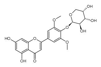 tricin-4'-O-β-L-arabinoside Structure