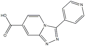 1,2,4-Triazolo[4,3-a]pyridine-7-carboxylic acid, 3-(4-pyridinyl)- Structure