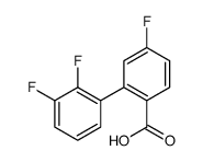 2-(2,3-difluorophenyl)-4-fluorobenzoic acid Structure