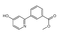 methyl 3-(4-oxo-1H-pyridin-2-yl)benzoate Structure