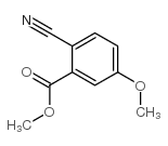 2-氰基-5-甲氧基苯甲酸甲酯结构式