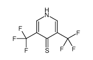 3,5-Bis(trifluoromethyl)-4-pyridinethiol结构式