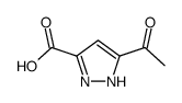 5-乙酰基吡唑-3-羧酸结构式